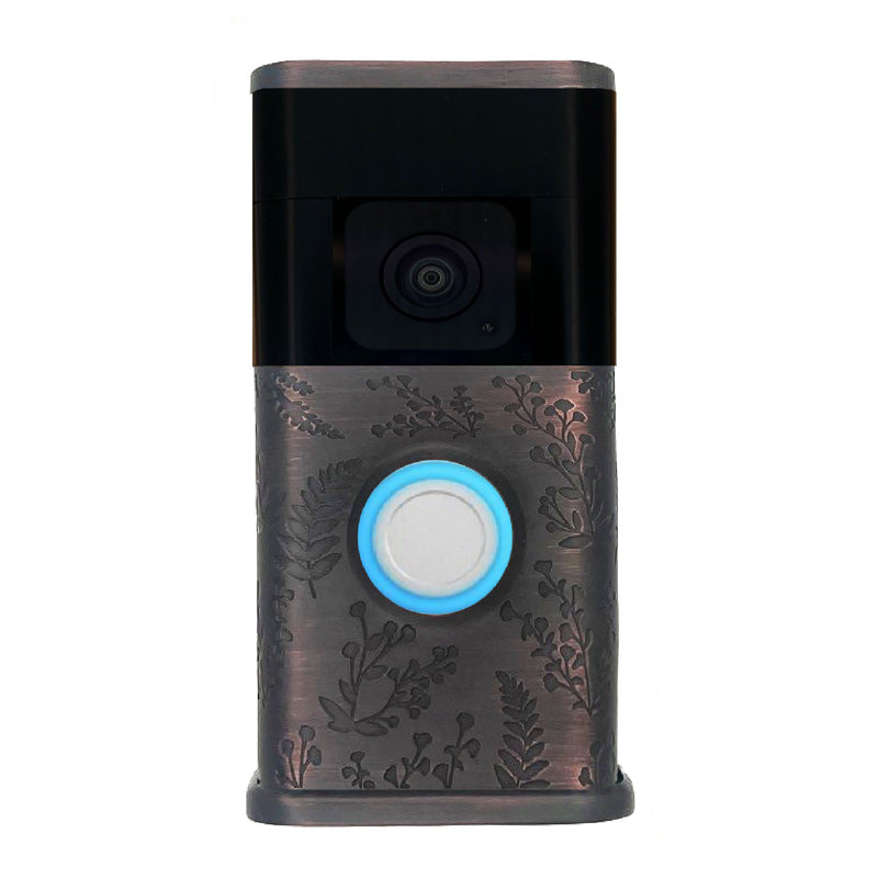 Housse pour sonnette Wildflower, Bronze huilé