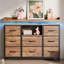 Metal 108cm W 8 - Drawer Chest of Drawers-918223970