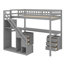 Lit mezzanine amélioré avec commode et bande lumineuse-116499003-116499002