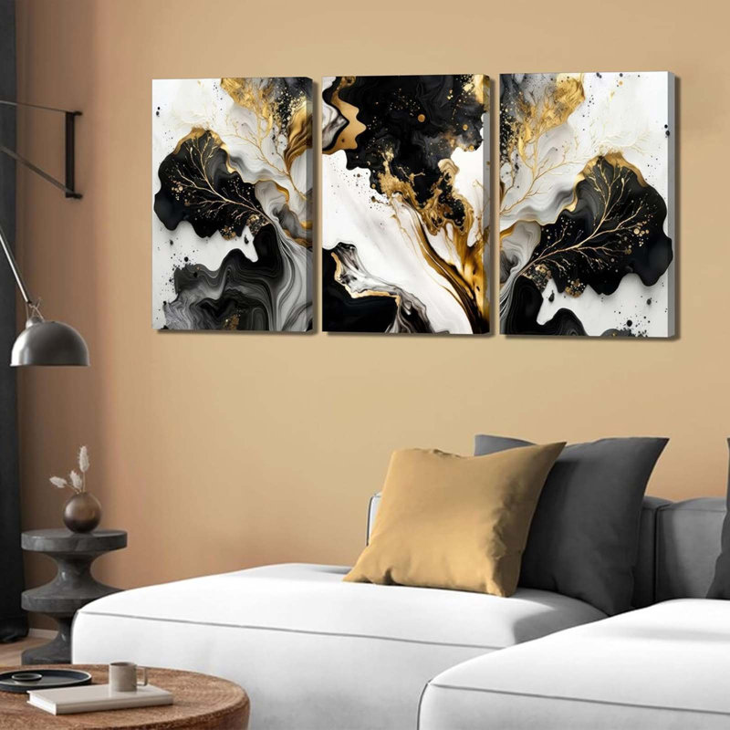 3 Piece Wrapped Canvas Wall Art