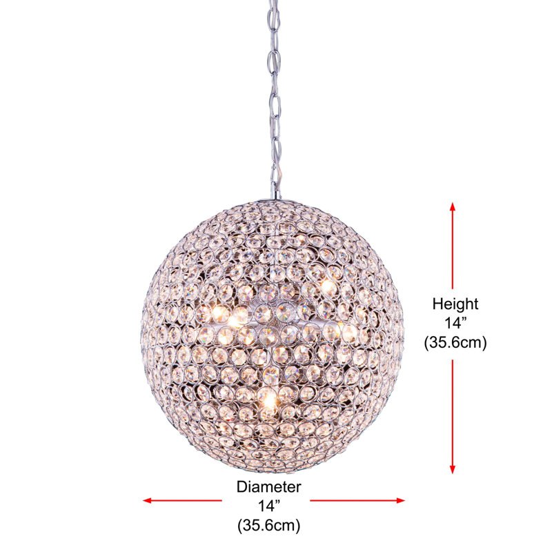 Lustree en cristal 5 lumières Ja