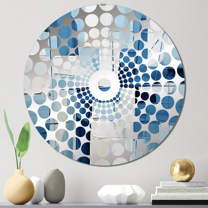 Camillie - Concentric Circles Decorative Mirror, 23,6 po x 23,6 po