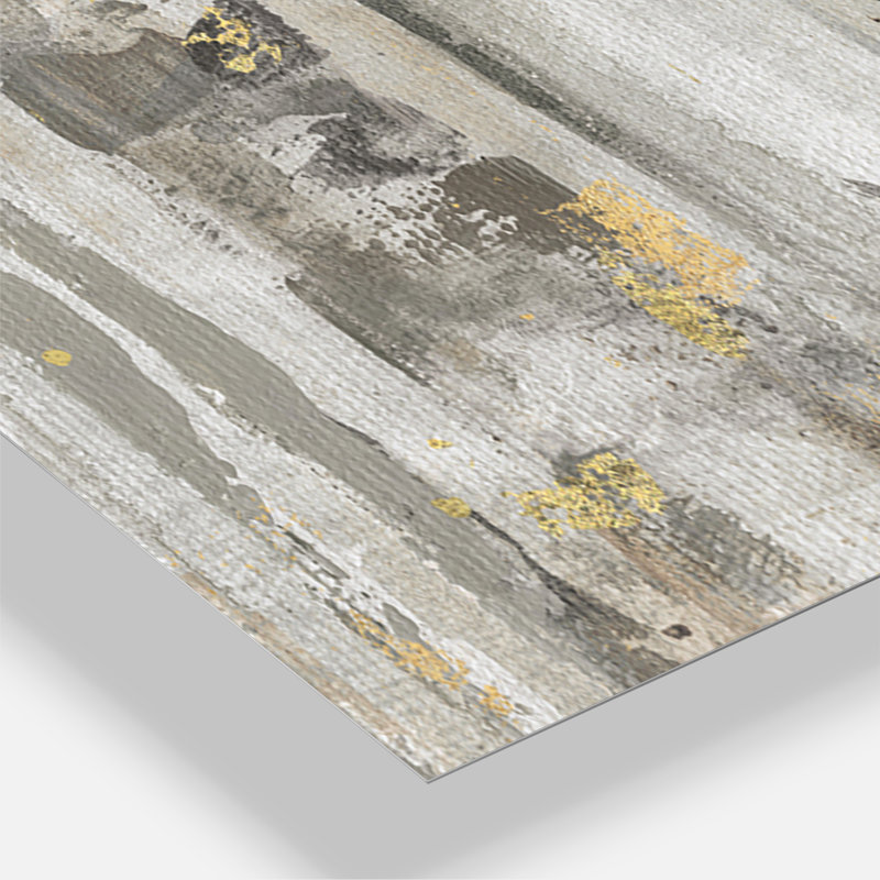 The Modern Gray Forest III - Horloge murale