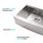 33X22x10" Style Workstation Stainless Steel Sink - T304 Strength 3Mm Sound Absorbing Pad X Groove Draining Performance 33"X22"X10" Apron Durability Feature For Smooth