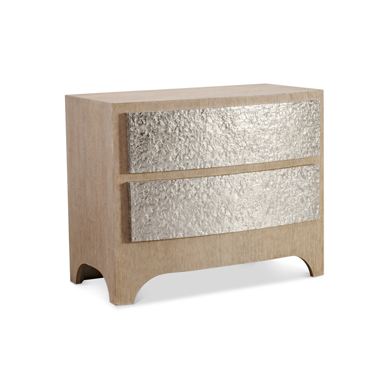 Konstance 2 - Drawer Solid Wood Nightstand