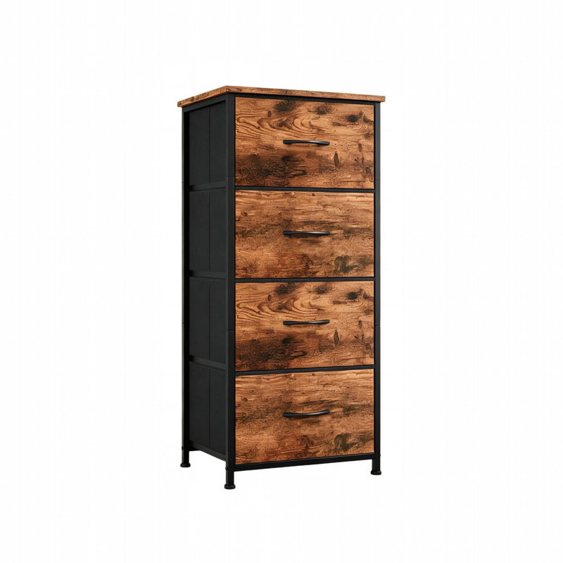42 cm W Steel Bedside Table