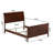 Lampley Solid Wood Foundation Bed with Matching Footboard-1914434836-1914434833