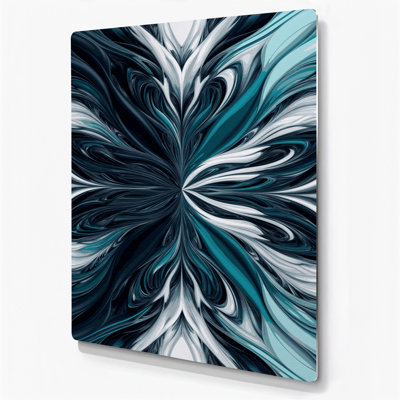 Digital Abstraction 26 Gray Metal Wall Art
