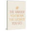 Theirry The Harder You Work - Wrapped Canvas Print-1139946105