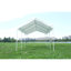 Auvent robuste de 10 pi x 20 pi avec tiges de mise à la terre - Conception triangulaire stable, parois latérales amovibles, abri d'auto à structure imperméable, structure de pavillon de jardin et tringles, fenêtres, corrosion