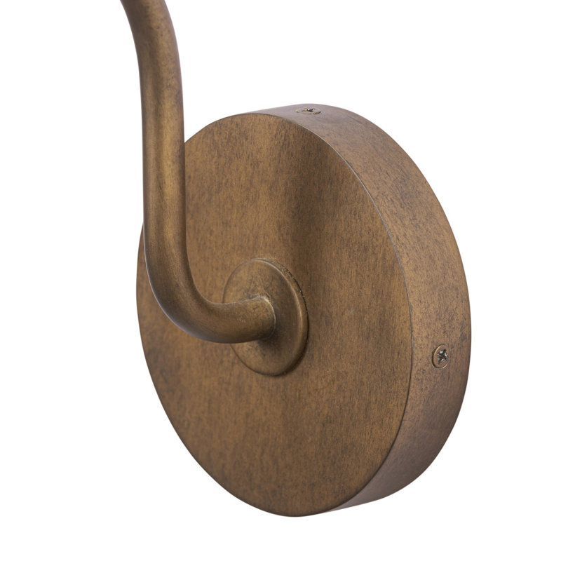 Benno Picture Light-Burnished Brass Iron