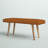 Enterprise Mango Wood and Leather Grid Bench-732580731