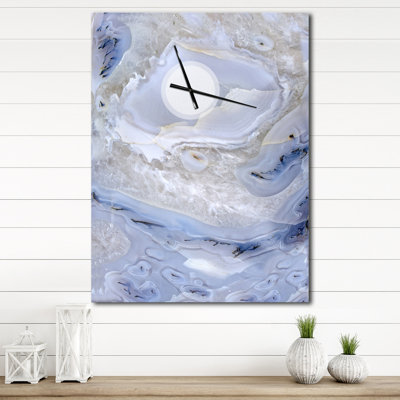 Agate fond de pierre - horloge murale moderne