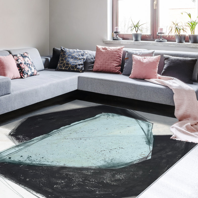 Haline Abstract Indoor Rug, Rectangle 7'6" x 10'3"