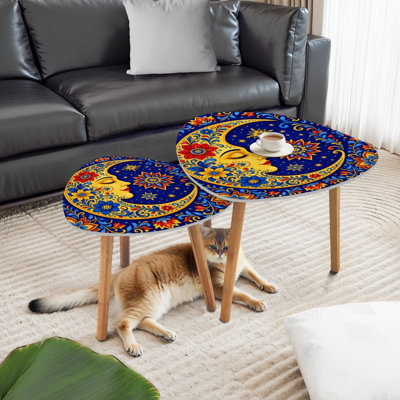 Ensemble de 2 tables basses gigognes Triang