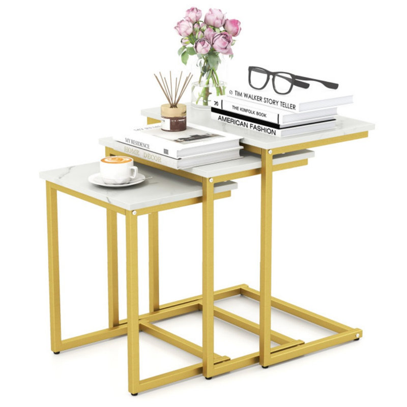 Ensemble de tables basses 3 pièces
