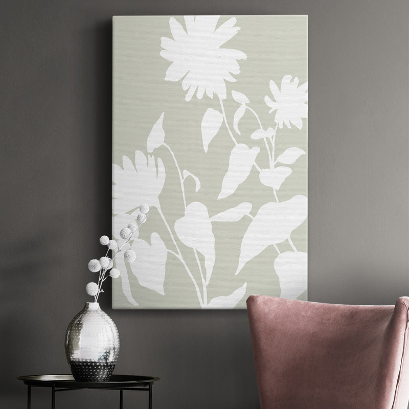 «Botanical Silhouette I», reproduction sur toile tendue, L 12 po x H 18 po