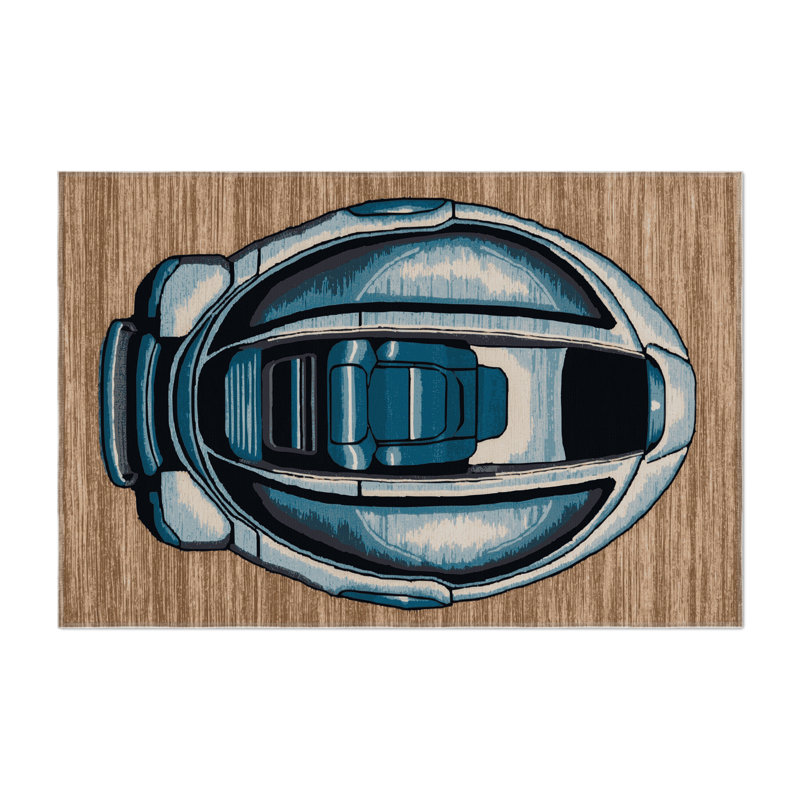 Tapis intérieur et extérieur gris Transport, Rectangulaire 3 pi x 5 pi