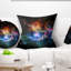 Flammes de réseau - Coussin imprimé abstrait-29347855-29347858