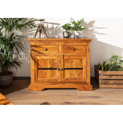 Oxford Solid Wood 107cm W 2 - Drawer Chest of Drawers