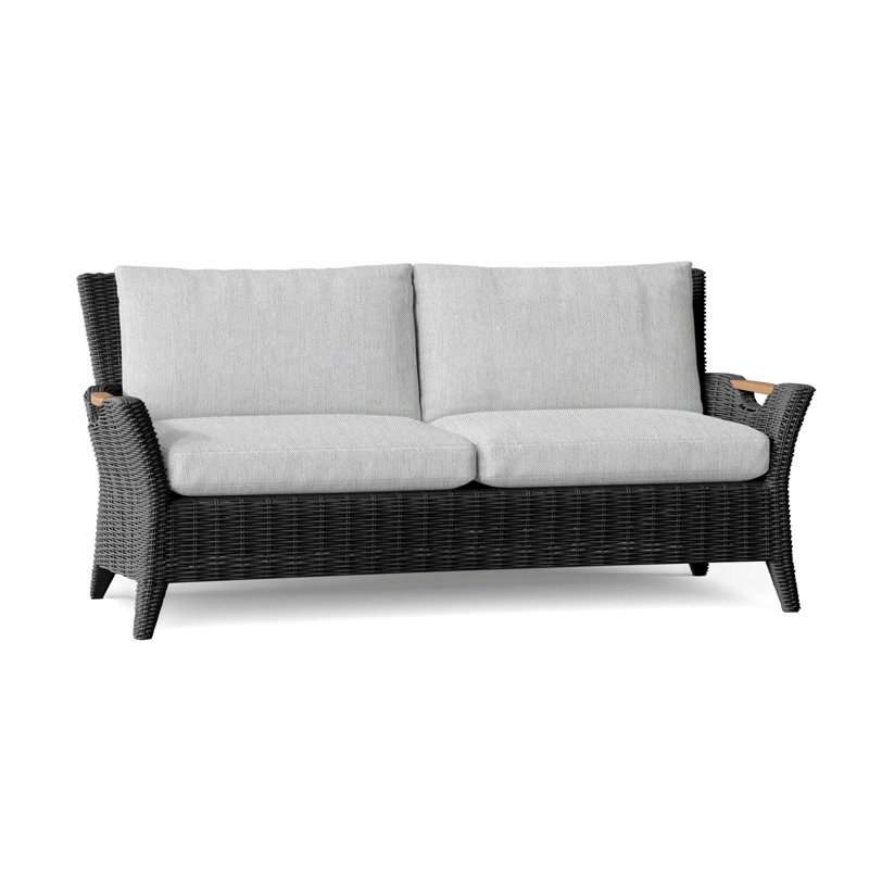 Culebra Outdoor 2 - Seat Loveseat, Sailcloth Salt, Culebra Black
