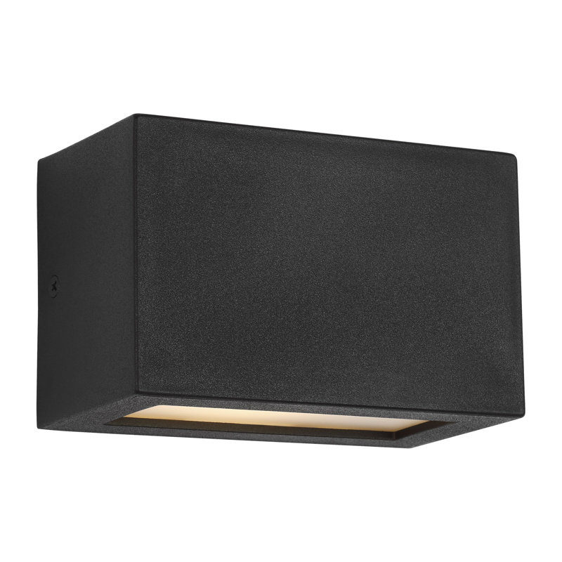 Kukei LED Outdoor Wall Lantern, 3.5" H x 5.5" W x 3" D