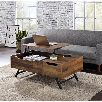 Table basse Throm avec plateau relevable