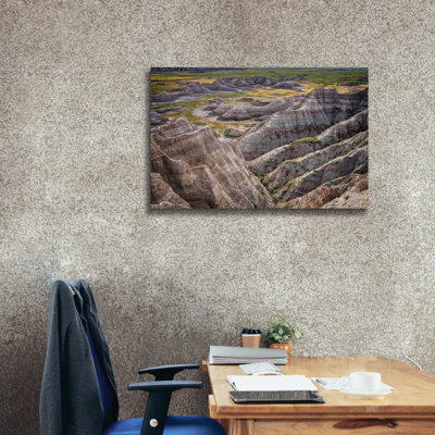 Toile épique Graffiti «Badlands Iii» par Rick Berk, 40 po x 26 po