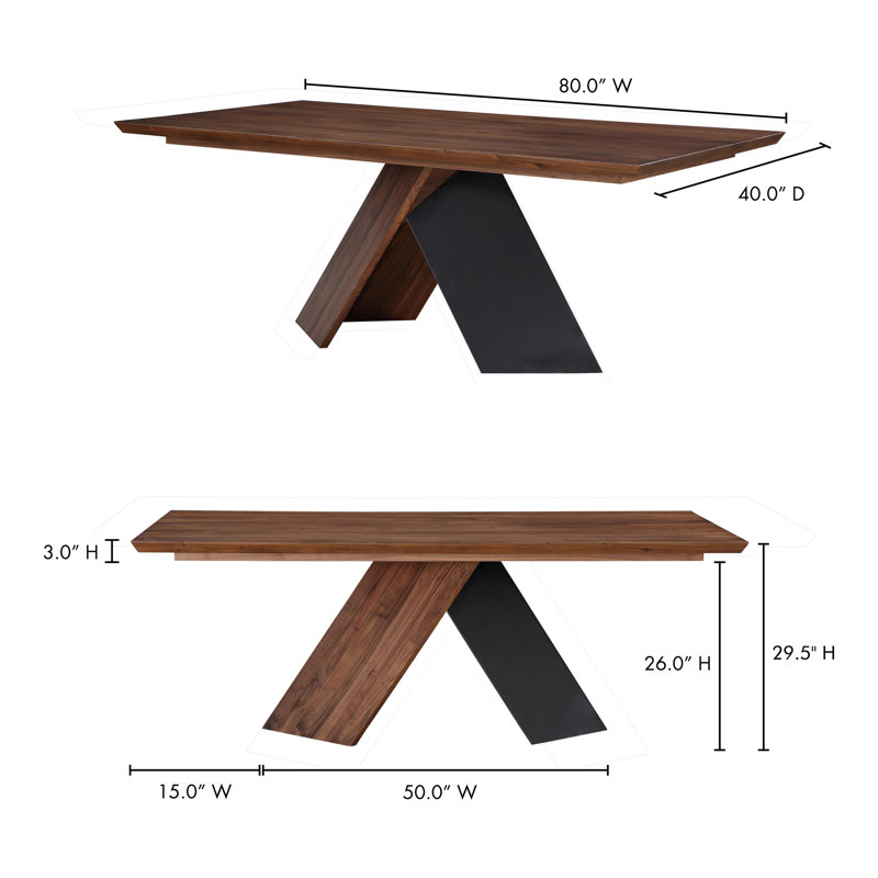 Boran Solid Wood Dining Table