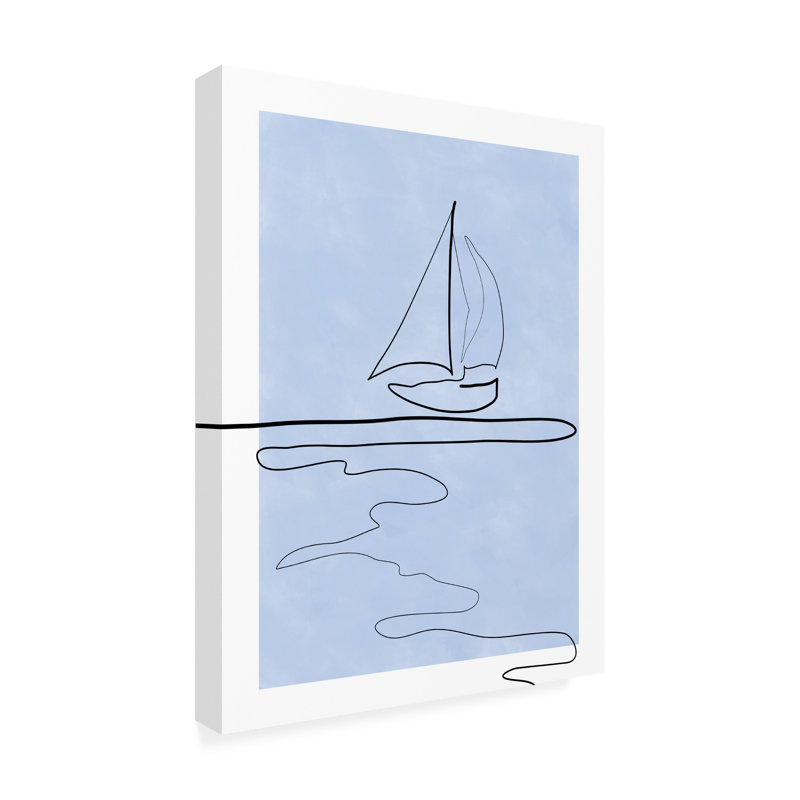 Elena Ristova   Aspectratio Indigo47 Canvas Art, 18" H x 24" W
