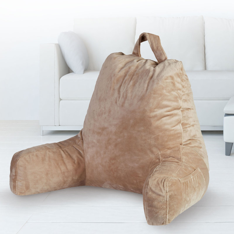 Throw Pillow, Taupe, 20" H x 15" W