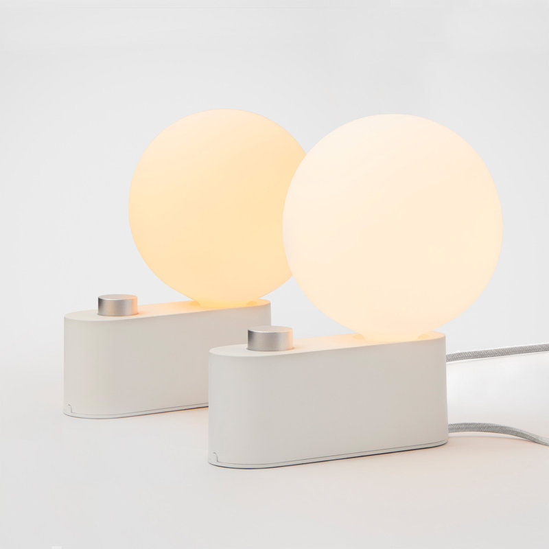 Alumina Multi-Use Lamp In Sage, White