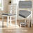 Compact Farmhouse Dining Set with Space-Saving Design