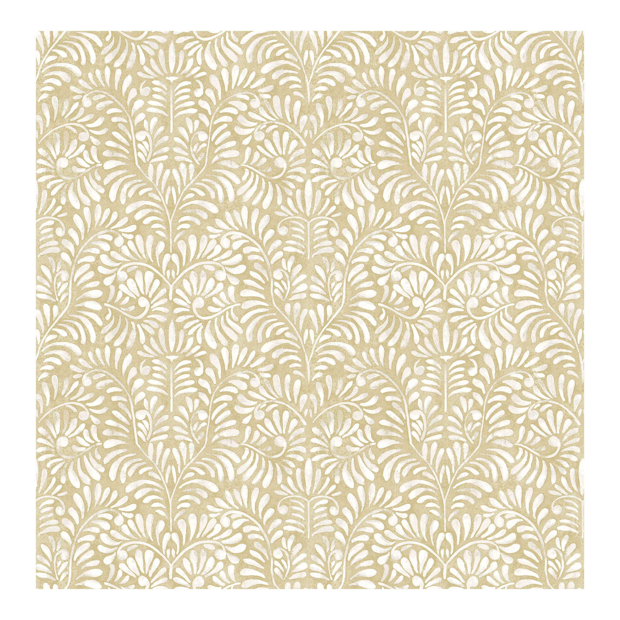 Cedric Floral Wallpaper, Yellow