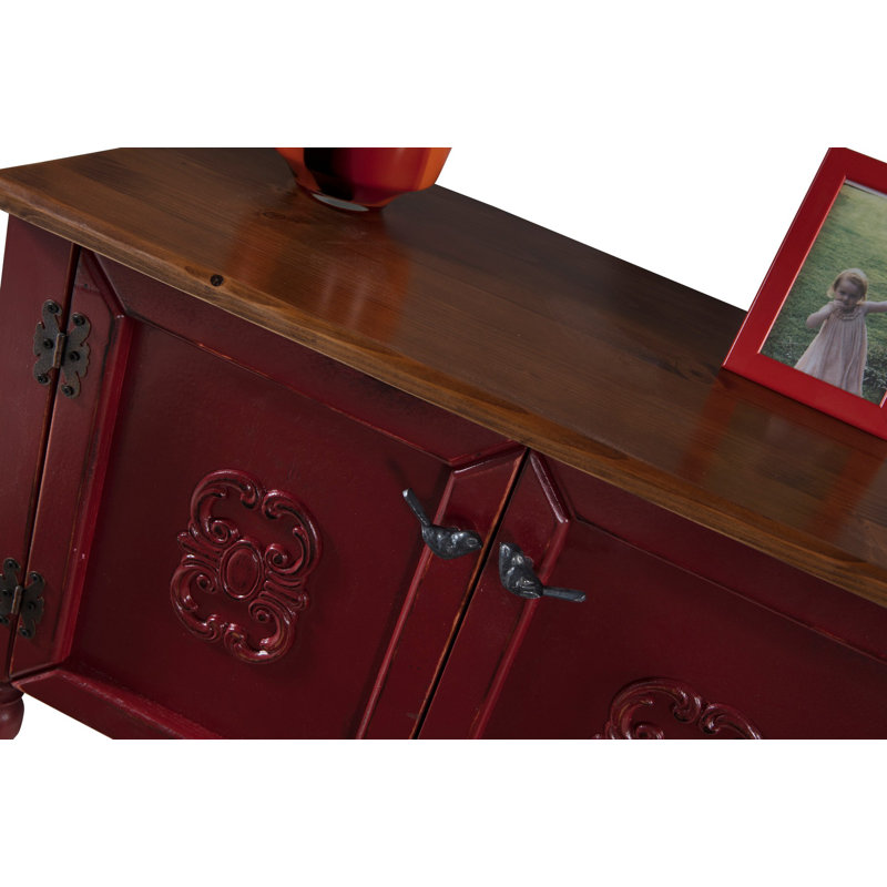 Oded 92cm Console Table, Red