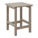 Outdoor Poly Adirondack Chair With Side Table And Ottoman