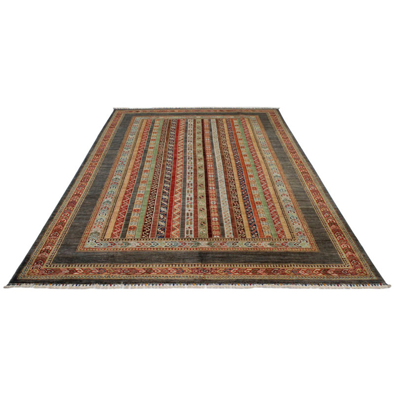 Tapis tribal turc multicolore 7 x 7 x 7