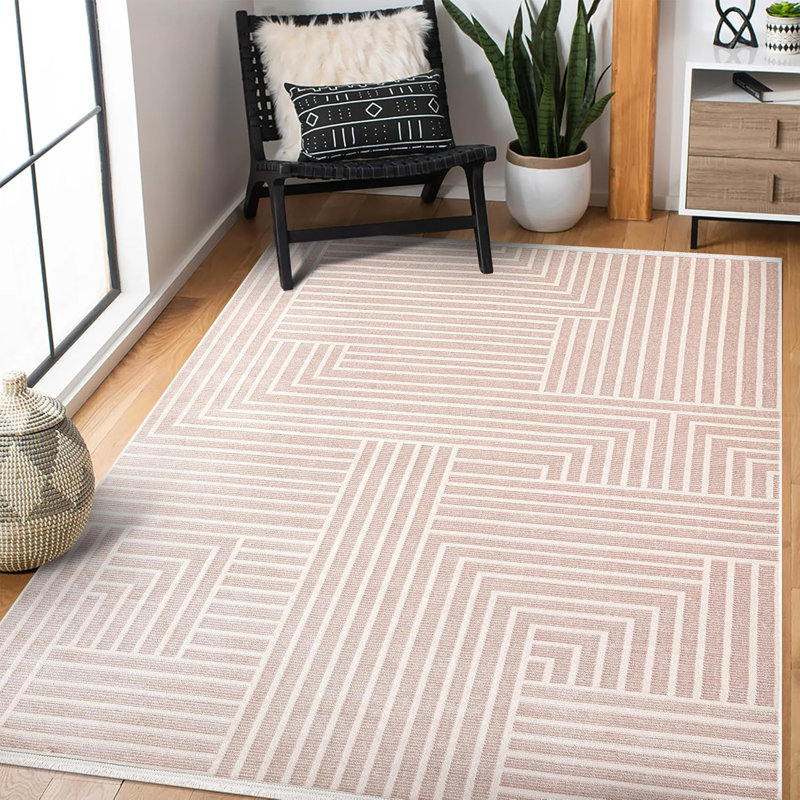 Soft Plush Area Rugs Non Slip Hallway Rug Large Bedroom Carpet Low Pile Acrylic Rug Floor Mat CN016, Rectangle 120 x 180 cm