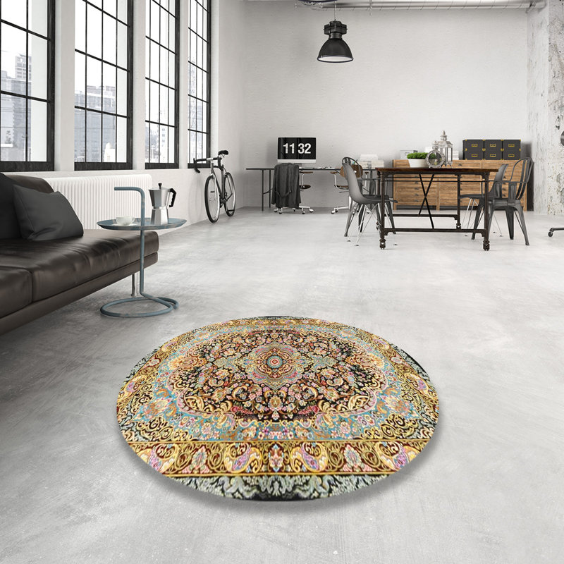Giorgia Oriental Indoor Rug, Round 4'