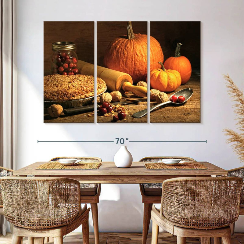 Yarlin Pumpkin Pie, 36" H x 57" W