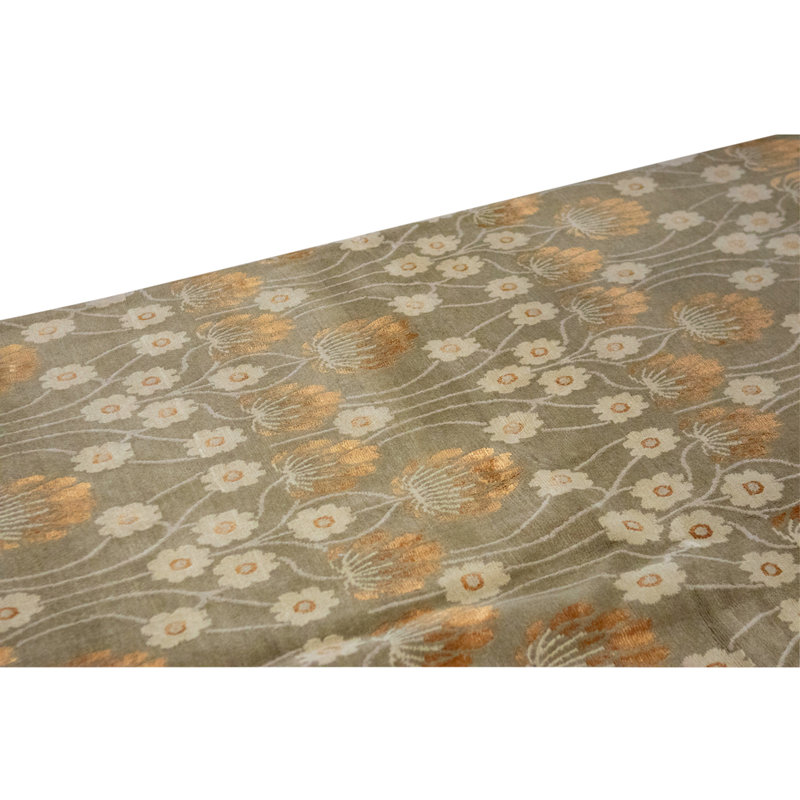 Handmade Silk and Wool Area Rug