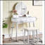 Ensemble de coiffeuse et tabouret en bois-853004284