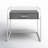 Glass End Table with Storage-2087749659