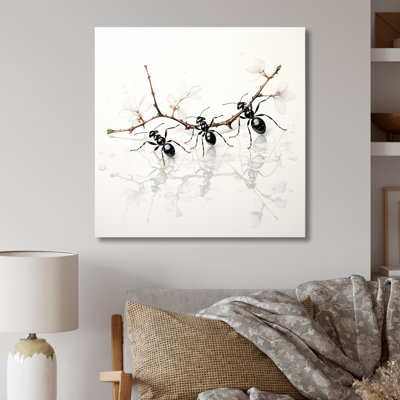 Art mural minimaliste, fourmis 1 - Insectes et insectes