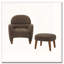 Chaise de loisir rembourrée avec repose-pieds-1838683238