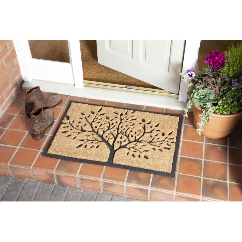 Bondville Non-Slip No Pattern Doormat