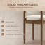 Chaise d'appoint rembourrée en bois massif-128932295