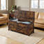  Storage Ottoman Bench With U-Shaped Handle Frame-118572584