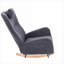 Chaise berçante rembourrée avec dossier haut ergonomique xpiyaer