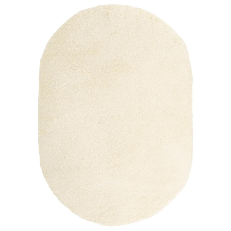 Solid Colour Area Rug, Oval 200 x 300cm